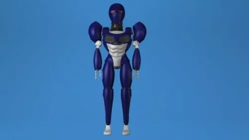 Biped Robot 3d model