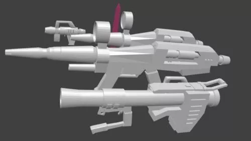 Sci-fi Gun Weapons 3d model Sci-fi Gun Weapons 3d model