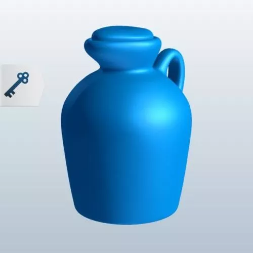 Tableware Vase Wire Frame 3d model