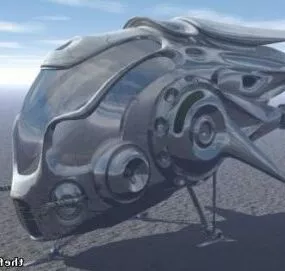 Scout Patrol Spaceship 3d model