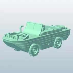 Ford Seagoing Jeep 3d model