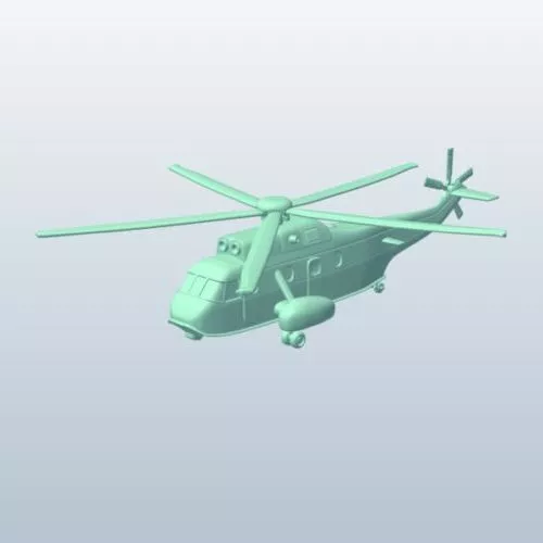 Rescue Utility Helicopter 3d model Rescue Utility Helicopter 3d model