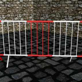 Security Iron Fence 3d model