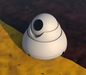 360 Degree Security Camera 3d model