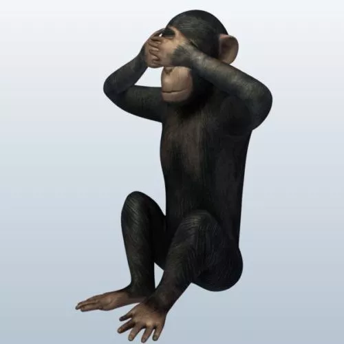 Evil Monkey Animal 3d model Evil Monkey Animal 3d model