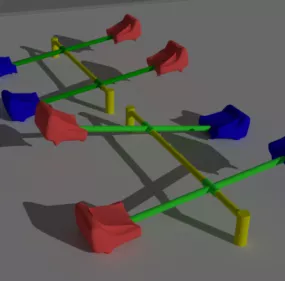 Seesaw Playground V1 3d model