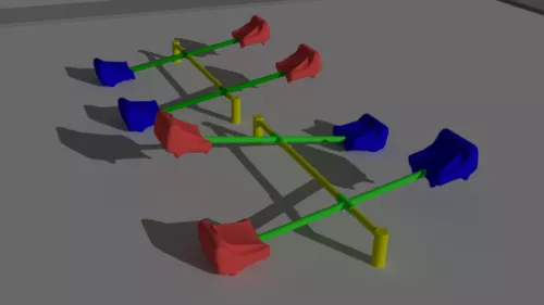 Slide Playground Set 3d model
