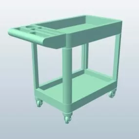 Service Cart Vehicle 3d model