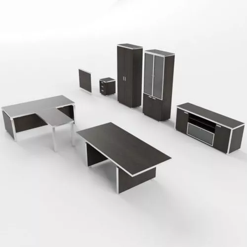 Set Of Office Furniture 3d model Set Of Office Furniture 3d model