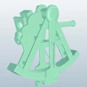 Sextant Instrument 3d model