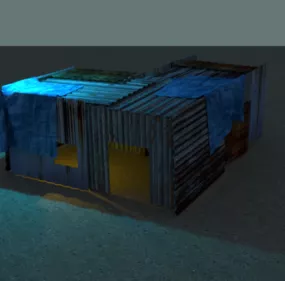 Shack Dwelling 3d model