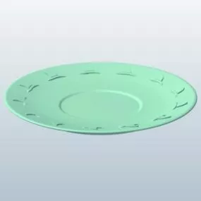 Dish With Pattern 3d model
