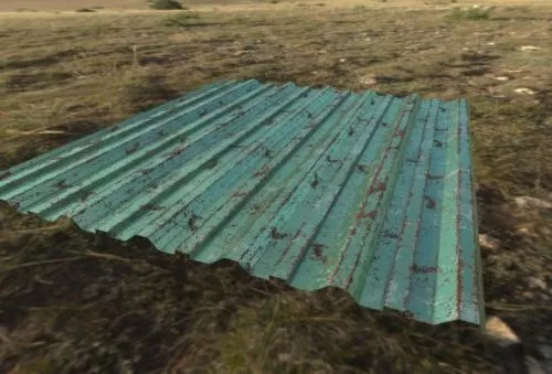 Roof Tile Corrugated Plate 3d model