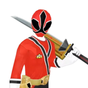 Shinken Red Character 3d model