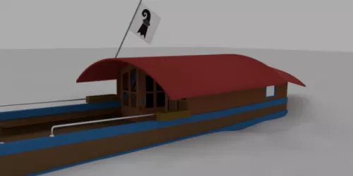 Composite Speed Boat 3d model