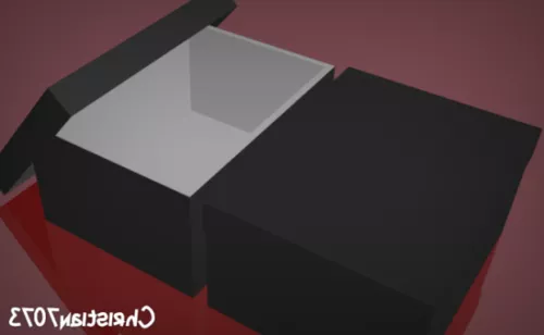 Strong Man Character In Black Suit 3d model
