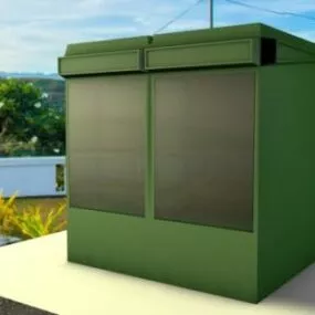 Small Kiosk 3d model