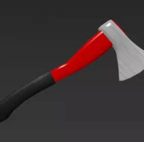 Short Axe Lowpoly 3d model