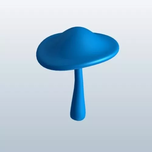 Short Strange Mushroom 3d model Short Strange Mushroom 3d model