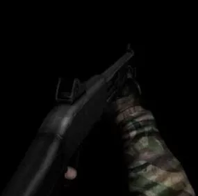 Shot Gun Animated 3d model
