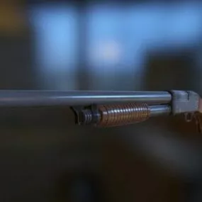 Vintage Shotgun 3d model