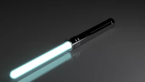 Japanese Katana Sword With Case 3d model