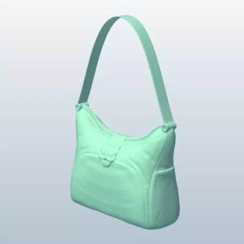 Rice Bag Burlap Material 3d model