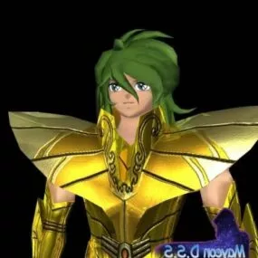 Shun Gold Character 3d model