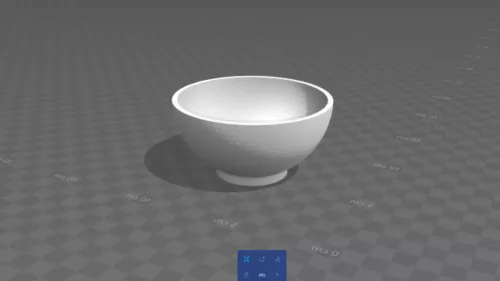 Bowl With Fruit On Wooden Tray 3d model