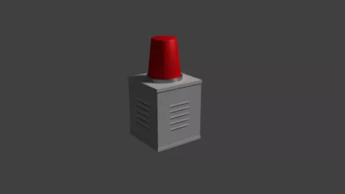 Brass Alarm Clock 3d model