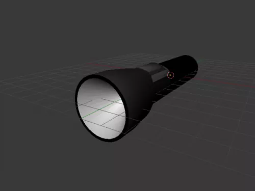 Simple Flashlight 3d model Simple Flashlight 3d model