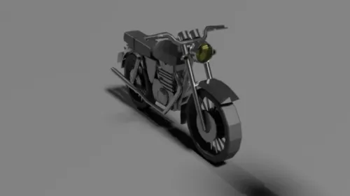 Cafe Racer Sports Motorbike Triumph 3d model