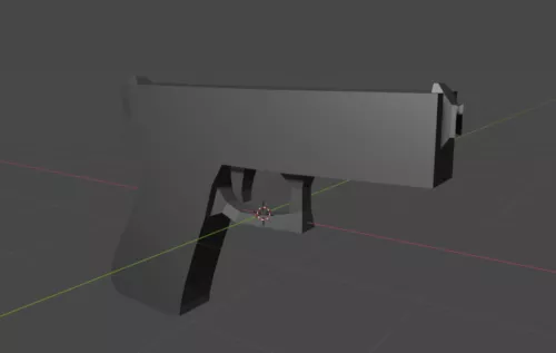 Pistol Gun Frommer 29m 3d model