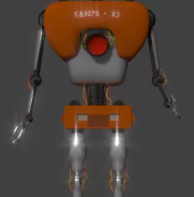 Simple Robot Humanoid 3d model