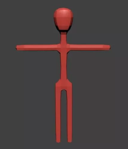 Man On Beach Character 3d model