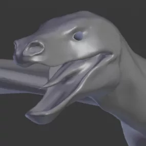 Wyvern Monster Character 3d model