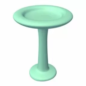 Bird Bath Table 3d model