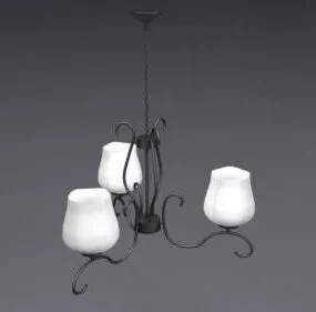 Antique Ceiling Lamp 3d model