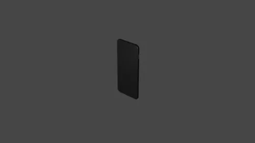 Simple smartphone 3d model Simple smartphone 3d model