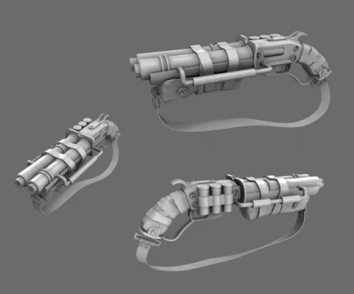 Simple Shotgun Game Pack 3d model Simple Shotgun Game Pack 3d model