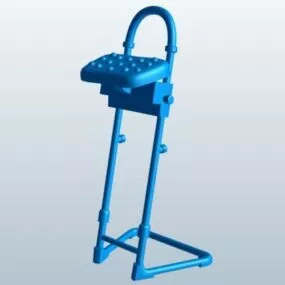Sit Stand Chair Furniture 3d model