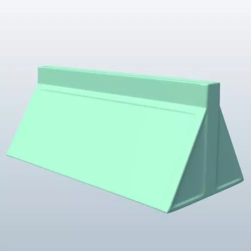 Silver Luxury  Slides 3d model