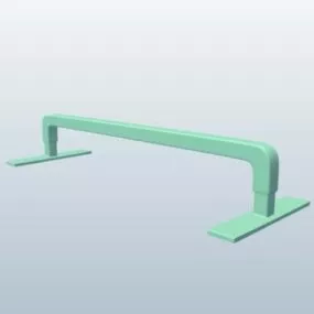 Skatepark Equipment 3d model