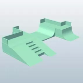 Skatepark Design 3d model