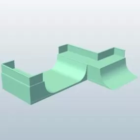 Sport Skate Park 3d model