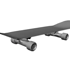 Skateboard Lowpoly 3d model