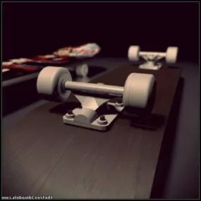 Sport Skateboard V1 3d model
