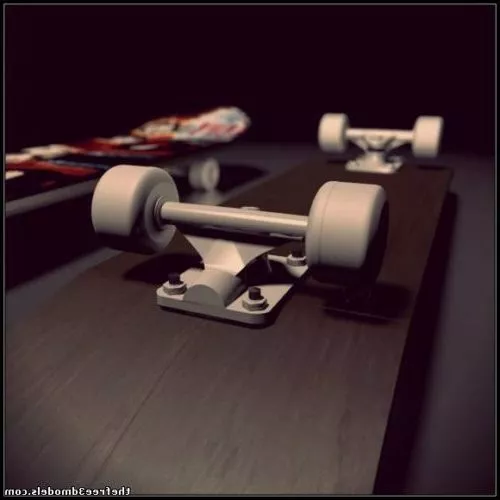 Beginner Simple Skateboard 3d model