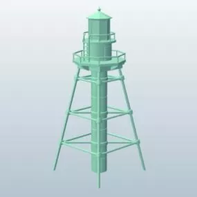 Skeletal Lighthouse 3d model