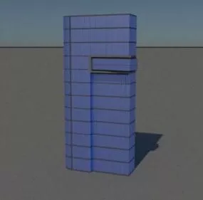Skyscraper Office Glass Building 3d model